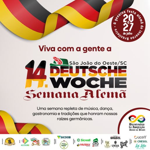 Deutsche Woche inicia neste sábado em São João do Oeste