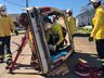 VÍDEO: Bombeiros de Campo Erê fazem simulação de acidente de trânsito 