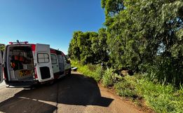 Acidente deixa duas pessoas feridas na BR-163 em São Miguel do Oeste