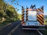Carro de idoso cai em ribanceira em acidente no interior de Itapiranga