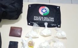 Homem é preso por tráfico na rodoviária de São Miguel do Oeste