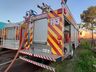 Incêndio deixa rodovia SC163 interrompida em São João do Oeste