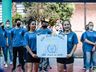 Escola Cívico Militar de São Miguel do Oeste realiza ato cívico na praça