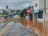 Centro de Maravilha fica alagado devido à forte chuva 