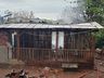 Incêndio destroi casa às margens da SC-163
