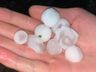 Temporal com chuva de granizo causa estragos na região Extremo-Oeste catarinense