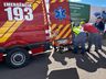 Acidente deixa motociclista ferida no centro de SMOeste 