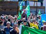 Imagens: Manifestantes pedem intervenção Federal em frente ao 14ºRCMec