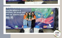 Escolas da CRE de São Lourenço do Oeste conquistam 1º lugar em duas categorias na XVI Fecitec