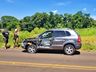 Homem sofre ferimentos em colisão lateral na SC-163 em Descanso