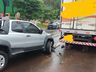 Motorista colide com o carro no centro de São José do Cedro