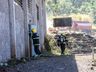 VÍDEO: Incêndio destrói materiais recicláveis da ACOMAR 