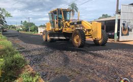 Pavimentações devem ser concluídas em três semanas em Iporã do Oeste