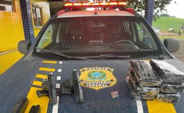 PRF flagra trio transportando crack e armas em Maravilha