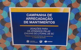 Municípios arrecadam donativos para atingidos pelas chuvas em  SC