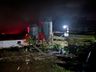 Temporal causa destruição no interior de Descanso