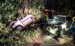 VÍDEO: colisão deixa uma pessoa morta na BR-282 em São Miguel do Oeste