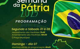 Guarujá do Sul celebra a independência do Brasil com semana da pátria cívica e cultural