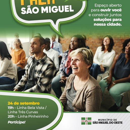“Fala São Miguel” começa nesta terça com reuniões em comunidades do interior