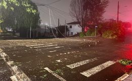 Após temporal, São Miguel do Oeste cancela aulas em cinco escolas e creche