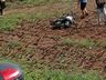 Duas pessoas ficam feridas em colisão entre carro e moto na SC-163, em Iporã