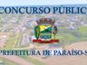 Inscrições para Concurso Público seguem até o começo do mês em Paraíso
