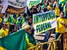 Imagens: Manifestantes pedem intervenção Federal em frente ao 14ºRCMec