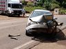 Colisão entre veículos deixa uma pessoa ferida na SC 163, em Itapiranga