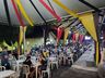 Bailões e DJ animam público na noite deste sábado na 45ª Oktoberfest