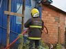 VÍDEO: Casa é destruída por incêndio em Campo Erê 