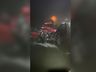Mulher sofre ferimentos graves em colisão frontal na BR-282