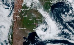 Ciclone extratropical do Uruguai deve atingir SC com chuva, raios e granizo