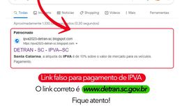 Detran alerta para golpe de site falso oferecendo desconto no IPVA