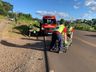 Colisão entre motocicletas deixa três feridos na BR-163 