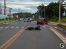 Colisão traseira deixa motociclista ferido em São Miguel do Oeste 