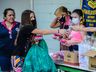 Crianças recebem presentes do Natal Solidário em São Miguel do Oeste