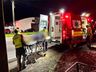 Motociclista é socorrido em estado grave após acidente em SMOeste