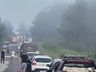 Veículo de SMO se envolve em acidente com mortes na BR-282 em Bom Retiro