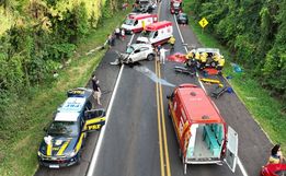 Ultrapassagens proibidas mataram 11 pessoas em rodovias federais de SC durante o Natal