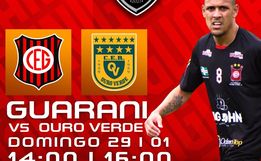 Peperi transmite neste domingo, 29, Guarani e Ouro Verde