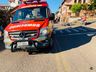 Colisão traseira deixa motociclista ferido em Itapiranga