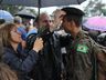 Exército entrega boinas pretas aos novos soldados em São Miguel do Oeste
