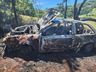 Incêndio consome carros abandonados na Secretaria de Obras de Itapiranga
