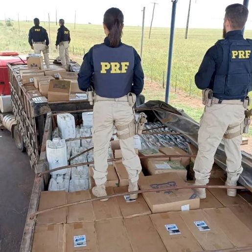 Cedrense é preso com pistola, agrotóxico e cigarro paraguaio no MS