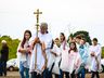 Fiéis acompanham missa de Nossa Senhora do Caravaggio em Guaraciaba