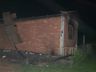 Homem sofre queimaduras em incêndio de casa