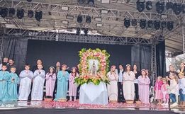Homenagem a Nossa Senhora Aparecida marca o domingo na Expo Campo Erê