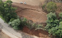 Movimentação de terra na SC-305 é monitorada pela Secretaria de Infraestrutura 