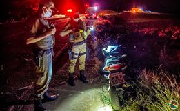 Queda de moto deixa homem ferido em São Miguel do Oeste