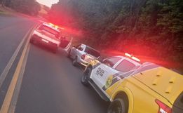 Polícias de SC e PR prendem dois homens e recuperam carro roubado em Palma Sola